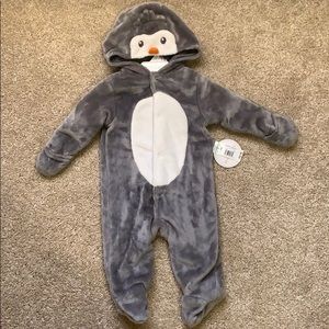 Koala baby fleeced footie